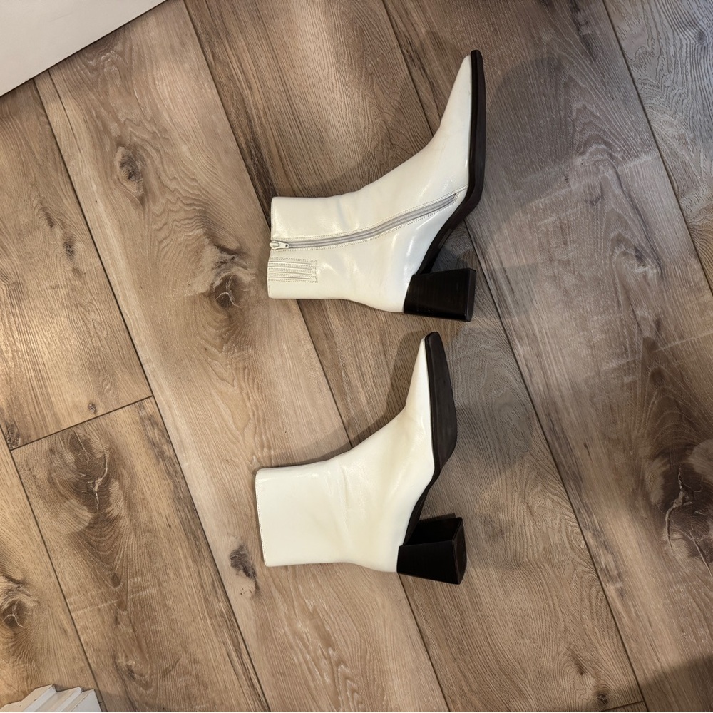 Jeffrey Campbell White Heeled Boots